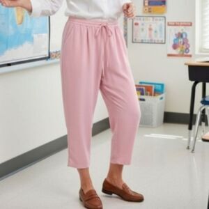 ZARA- Pink Drawstring Pants
